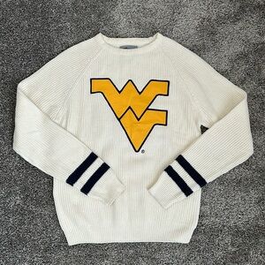 WEST VIRGINIA MOUNTAINEERS FOOTBALL WOMEN'S KNIT SWEATER WORN ONCE SZ S
